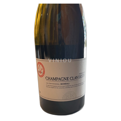 Šampanja Šampanjec Champagne Clandestin Les Semblables, (Boréal) 2019