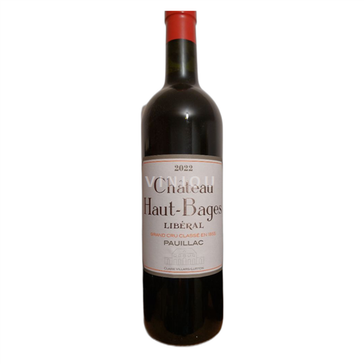 Bordeaux Pauillac Château Hautbages Libéral 2022
