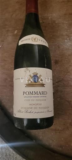 Borgoña Pommard Domaine Pavillon Clos du Pavillon Monopole 1995