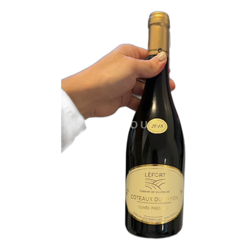 Vin Blanc moelleux Cuvée Prestige Château Villeneuve 2018 France Vallée de la Loire Coteaux-du-layon AOC