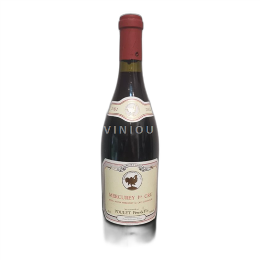 Burgundi Mercurey Premier Cru Poulet Pere & Fils 2002