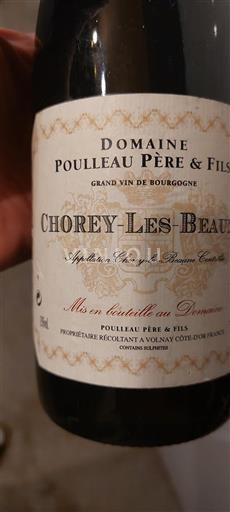 Borgoña Chorey-lès-Beaune Domaine Poulleau Père & Fils 2012