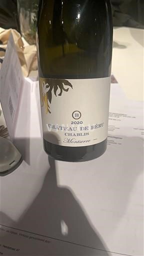 Borgonha Chablis Château Beru Montserre 2020