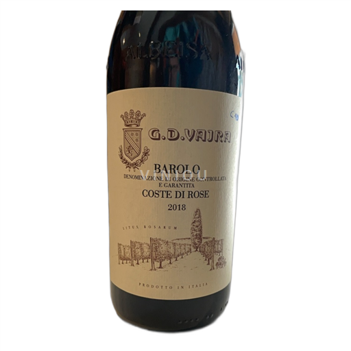 Piemont Barolo G.d. Vajra Coste di Rose 2018