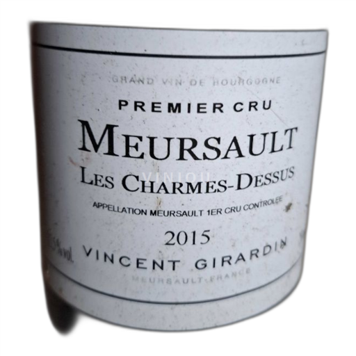 Bourgogne Meursault Vincent Girardin 2015