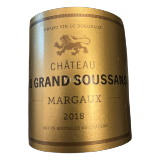 Bordeaux Margaux Château du Grand Soussans 2018