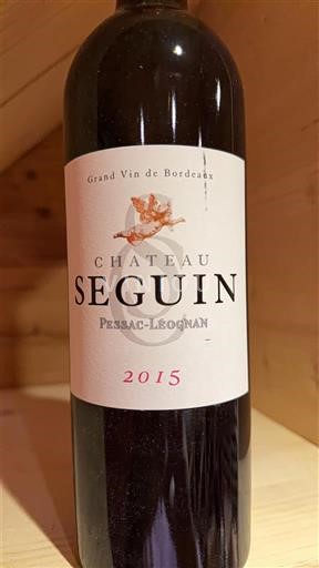 Bordeaux Pessac-Léognan Château Seguin 2015