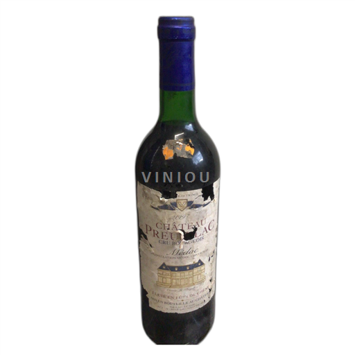Bordeaux Médoc Château Preuillac de Preuillac 1997