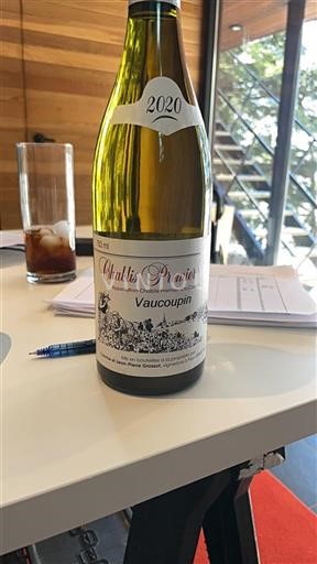 Borgoña Chablis Premier Cru Premier Cru Corinne Et Jeanpierre Grossot Vaucoupin 2020