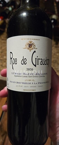 Bordeaux Lussac-saint-émilion Roc De Giraudon 2020