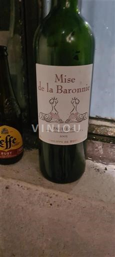 Burdeos Pauillac Philippe De Rothschild Mise de la Baronnie 2005