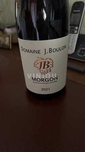 Beaujolais Morgon Domaine J. Boulon 2021