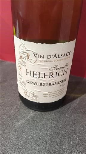 Alsace Ikke specificeret Famille Helfrich Gewurztraminer 2022