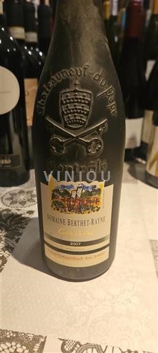 Rona dolina Châteauneuf-du-Pape Domaine Berthet Rayne Cadiac 2007
