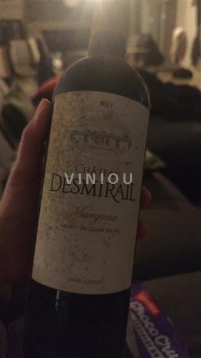 Bordeaux Margaux Grand Cru Château Desmirail 2013