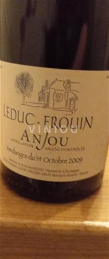 Vallée de la Loire Anjou Domaine Leducfrouin 2009