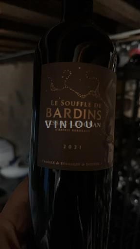 Bordeaux Pessac-Léognan Bardins Le Soufle 2021