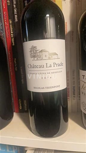 Bordeaux Francs-Côtes-de-Bordeaux Château La Prade 2014