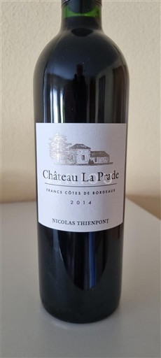 Bordeaux Francs-Côtes-de-Bordeaux Château La Prade 2014
