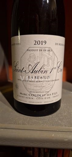 Borgoña San Aubin Premier Cru Marc Colin Et Ses Fils En Remilly 2019