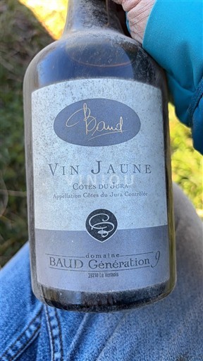 Jura Côtes-du-jura Baud Génération 9 Vin jaune 2010
