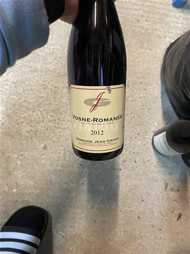Borgogna Vosne-Romanée Domaine Jean Grivot 2012