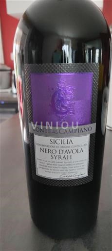 Sicilien Conte Di Campiano Nero d'Avola Syrah 2023