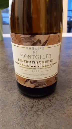 Loiredalen Coteaux-de-l'aubance Domaine Montgilet Les Trois Schistes 2022