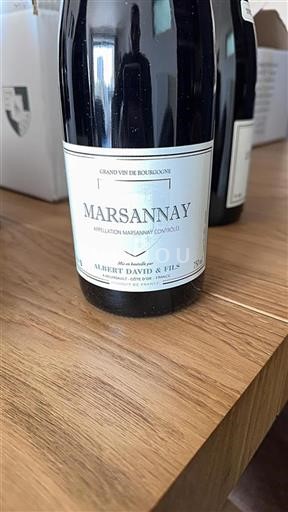 Burgundi Marsannay Albert David & Fils Ei vuosikertaa