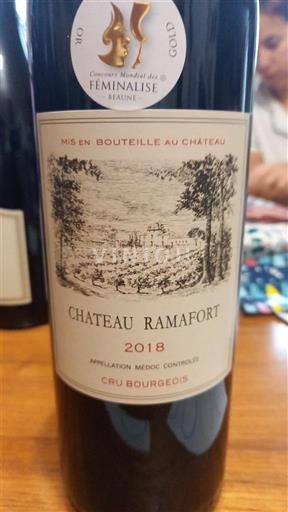 Bordeaux Médoc Cru Bourgeois Château Ramafort 2018