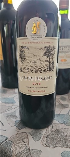 Bordeaux Médoc Cru Bourgeois Château Ramafort 2018
