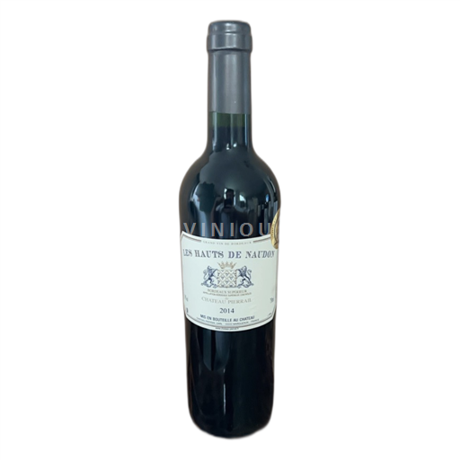 Vin Rouge sec Les Hauts de Naudon Château Pierrail 2014 France Bordeaux Bordeaux supérieur AOC