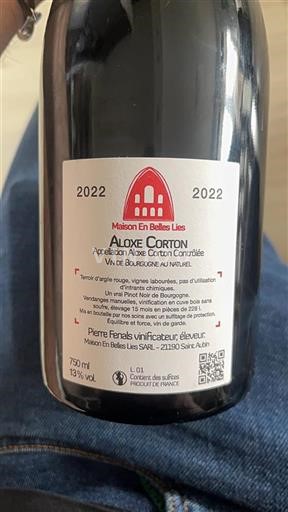 Burgund Aloxe-Corton Maison En Belles Lies 2022