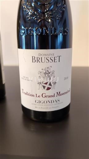 Valle del Ródano Gigondas Domaine Brusset Tradition Le Grand Montmirail 2018