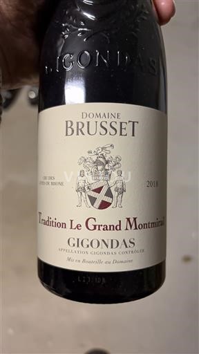 Rhônedalen Gigondas Domaine Brusset Tradition Le Grand Montmirail 2018