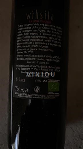 Marche Not Specified Fattoria Villa Ligi La Mia Visciola 2023