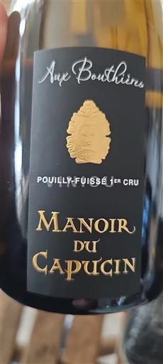 Burgundy Pouilly-Fuissé Premier Cru Manoir Du Capucin Aux Bouthières 2020