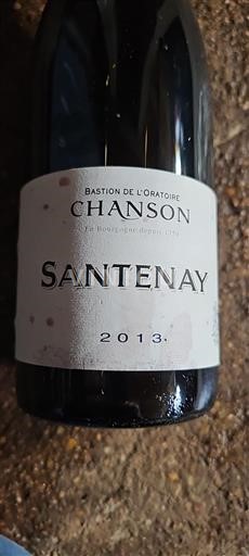 Burgundy Santenay Chanson 2013