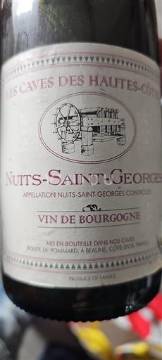 Bourgogne Nuits-saint-georges Les Caves Des Hautes Cotes Non Millésimé