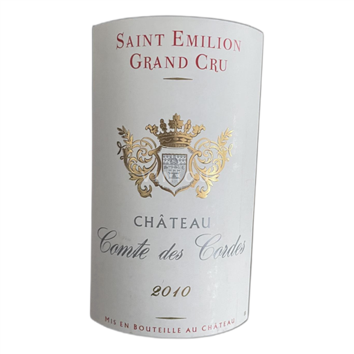 Bordeaux Saint-Émilion Grand Cru Château Comte des Cordes 2010