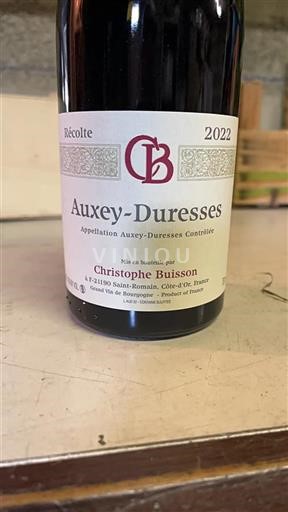 Burgundi Auxey-Duresses Christophe Buisson 2022