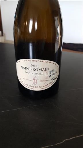 Burgundy Saint-Romain Domaine Coste Caumartin Sous le Château 2016