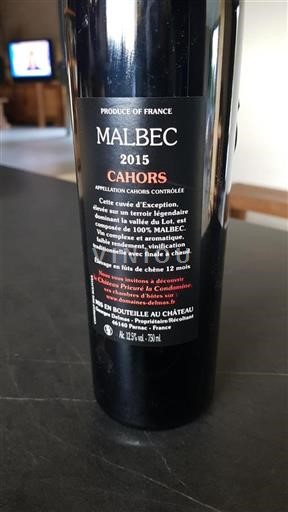 Sudoeste Cahors Château Prieuré La Condamine 2015