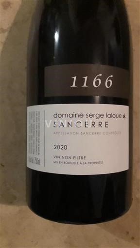 Vallée de la Loire Sancerre Domaine Serge Laloue 1166 2020