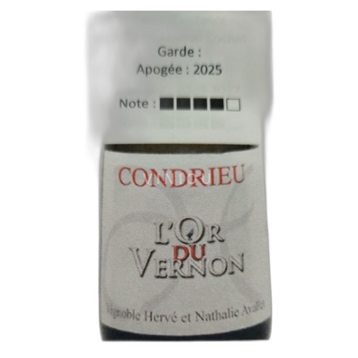 Rhône-dalen Condrieu Vignoble Hervé Et Nathalie Avallet L'Or du Vernon 2023
