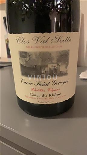 Thung lũng Rhône Côtes-du-rhône Clos Val Seille Saint Georges Vieilles Vignes 2022
