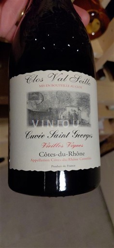 Thung lũng Rhône Côtes-du-rhône Clos Val Seille Saint Georges Vieilles Vignes 2022