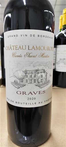 Bordeaux Graves Château Lamouroux Saint Martin 2020