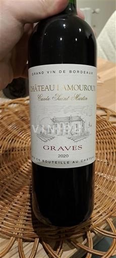 Bordeaux Graves Château Lamouroux Saint Martin 2020