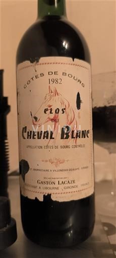 Bordéus Côtes-de-bourg Clos Du Cheval Blanc 1982